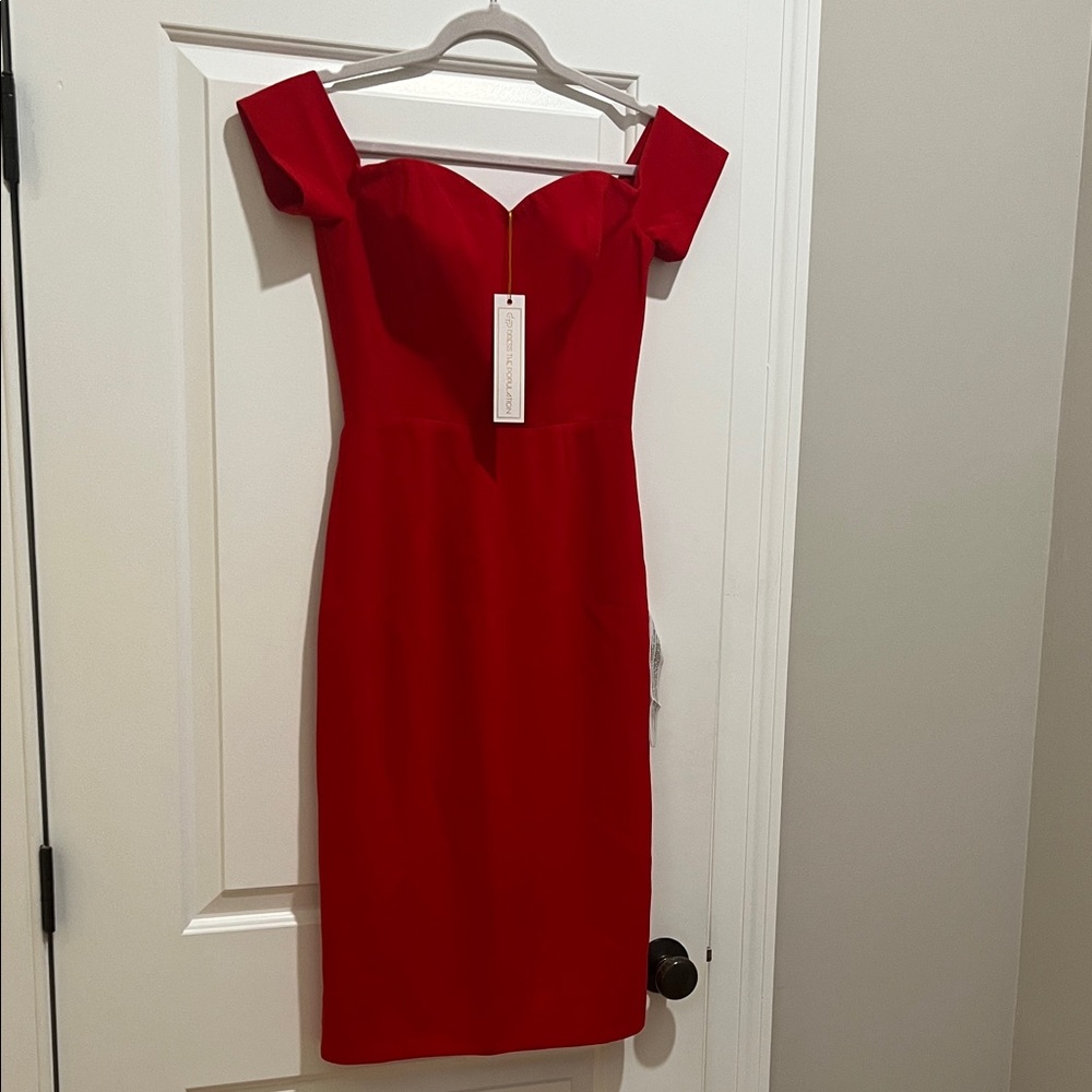 Dress The Population Red Dress